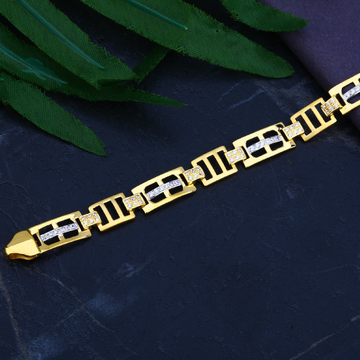 Mens Gold Bracelet-MCB56