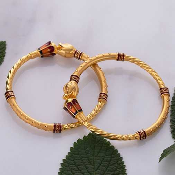 ,916 Gold Antique  Kadli by Ruchit Jewellers