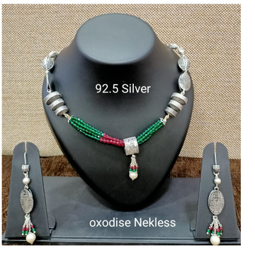 925 Starling Silver Oxodise Necklace-0006