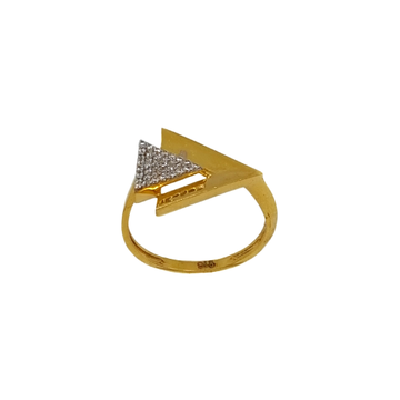 Triangle Ring For Women In 22K Gold MGA - LRG1413