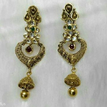 916 Gold Antique Ladies Earring