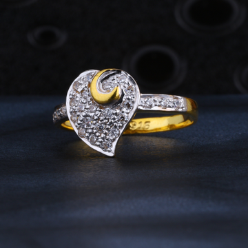22CT CZ Gold Hallmark Designer Ladies Ring LR1541