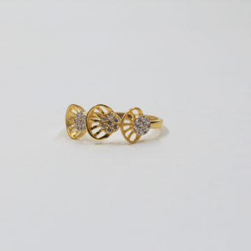 Gold Elegant Design Ring For Women by Ranka Jewellers