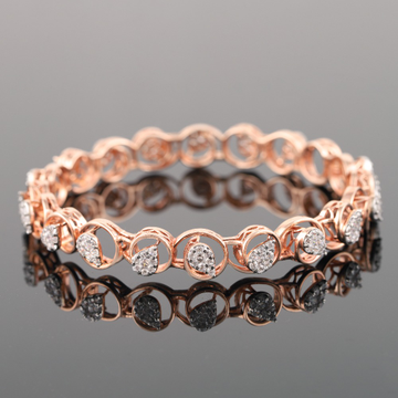 18Kt Gold Fine Design Diamond Bracelet by 