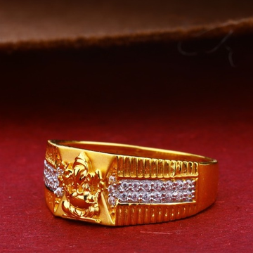 22Kt Gold  Ganeshji Gents Rings RH-GR43