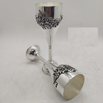 925 Pure Silver wine glass In Stylish Antique PO-1... by 