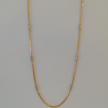 916 gold fancy Rodium chain by 