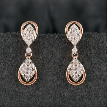 18Kt Gold Glorious Diamond Earring by 