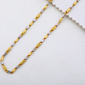 916 Gold Mens Hallmark Fancy Choco Chain MCH253