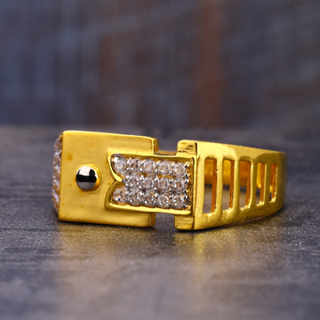 22CT CZ Gold exclusive Hallmark Gentlemen's Ring M...