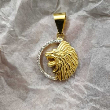 22KT Gold Lion Pendant