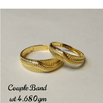 Gold divine couple ring by 