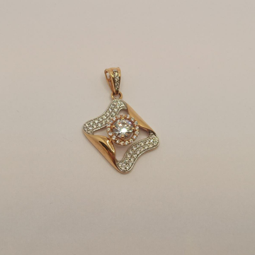 18k gold diamond pendant by 