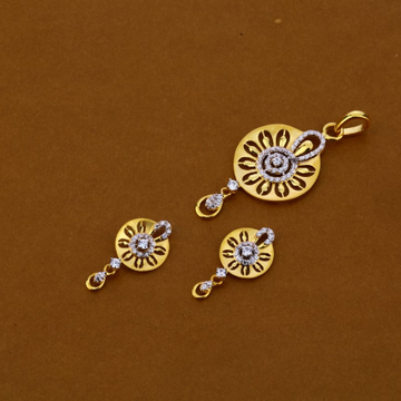 916 Gold Exclusive Ladies Pendant Set FPS238
