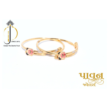 22ct / 916 yellow gold fancy delicate kada for lit... by 
