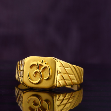 916 Gold Hallmark sTYLISH Men's Ring MGR183