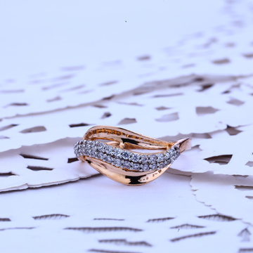 Ladies Rose Gold 18K Designer Ring-RLR140