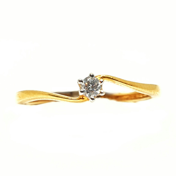 18k gold real diamond ring mga - rdr0023