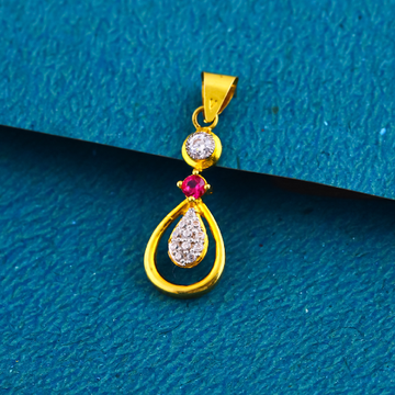 18k gold henging dimond collection pendant by 