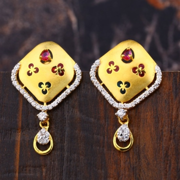 22 carat gold ladies earrings RH-LE972