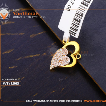 22kt mangalsutra pendal by 