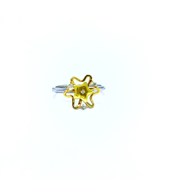 REAL DIAMOND FANCY STAR RING by 