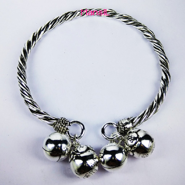 92.5 sterling silver oxidize Kada bracelet ML-81