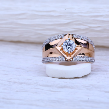 750 Rose Gold Hallmark Ring RMR45