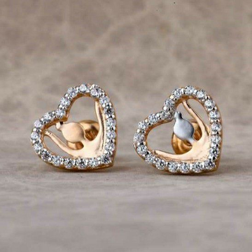 18 Carat Rose Gold Ladies Earrings RH-LE695