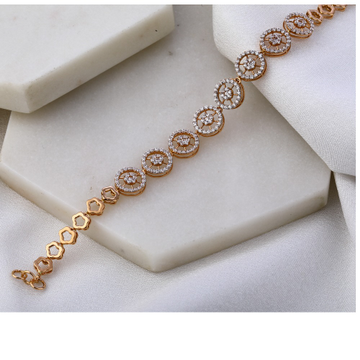 750 Rose Gold Designer Women's Bracelet RLB56