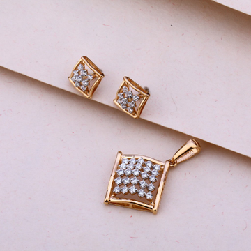 750 Rose Gold Women's Pendant Set RPS161