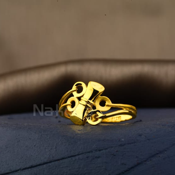 22KT Gold CZ Hallmark Exclusive Ladies Plain Ring...