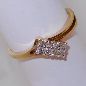 18K gold diamond ring agj-lr-143