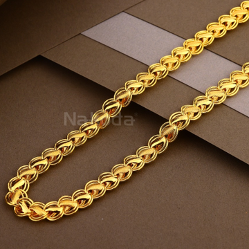 22KT Gold Hallmark Delicate Mens Chock Chain MCH06