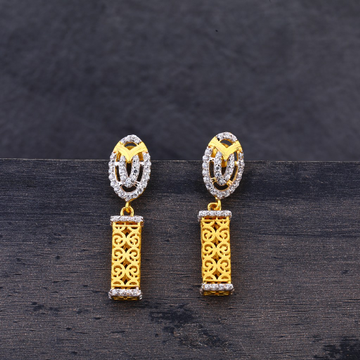 916 Gold Ladies Designer Jhummar Earring LJE175