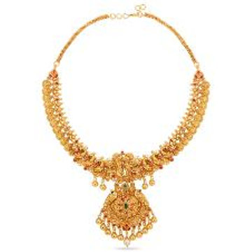 22k Gold Dazzling Design Necklace Set