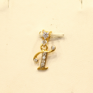 14K Sideways Diamond Initial T Necklace - Reflections Fine Jewelry