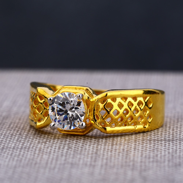 916 Gold Gentlemen's designer Hallmark  Single Sto...