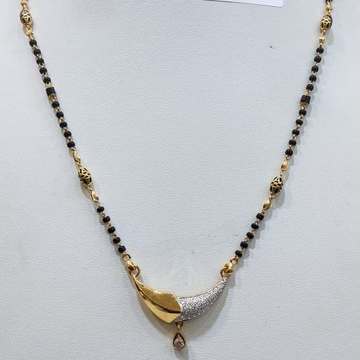 22KT/916 FANCY ASHVINI MANGALSUTRA  GMS-028