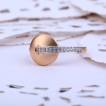 Ladies 18K Rose Gold Fancy Ring-RLR409