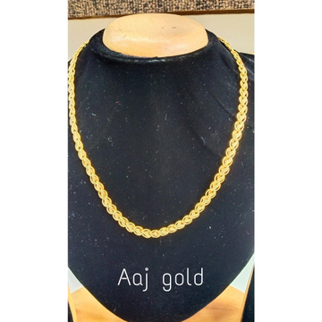 22 kt gold fancy Holo chain by Aaj Gold Palace