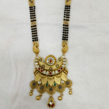 22K(916)Gold Ladies Antique Mangalsutra by Sneh Ornaments