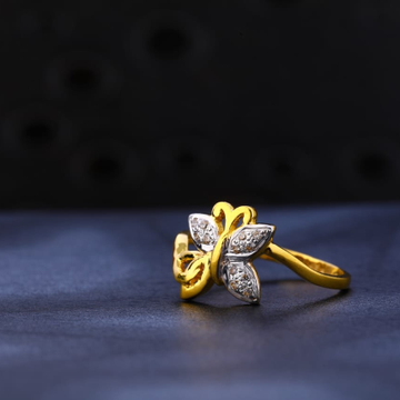 916 Gold CZ Hallmark Ladies Exclusive Ring LR1283