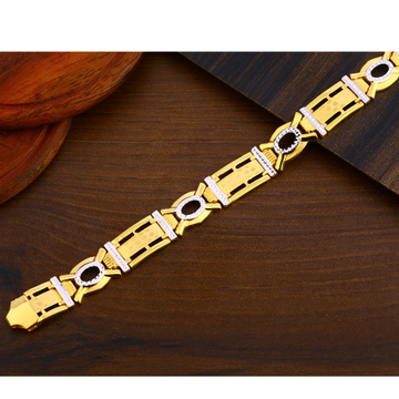 22CT Plain Gold Designer Gentlemen's Bracelet MPB2...
