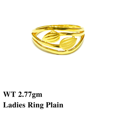 22k Gold Ladies Ring Plain by 
