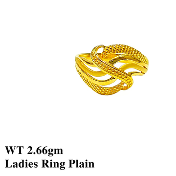 22K Ladies Ring Plain by 