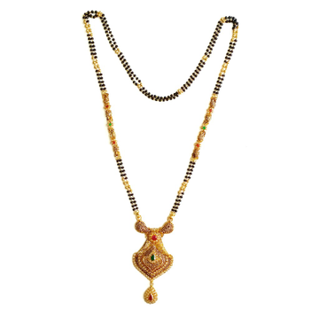 22k Gold Antique Mangalsutra MGA - GM010