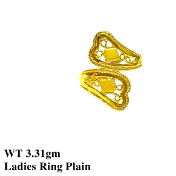 22K Ladies Ring Plain by 
