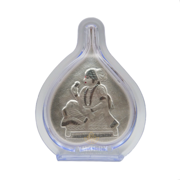 Swaminarayan Silver Pan Frame