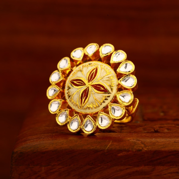22CT Gold Antique Classic Ladies Ring LAR185